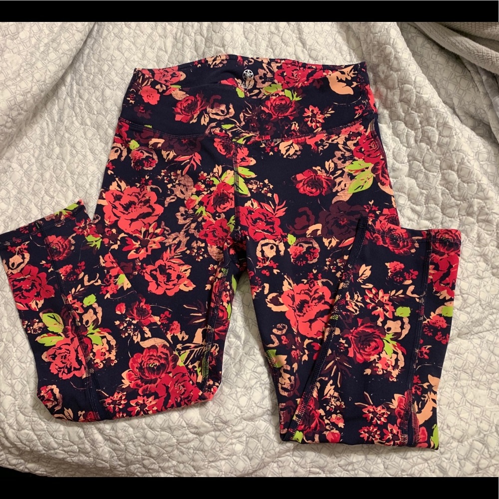 Gaiam Flowered Leggings
